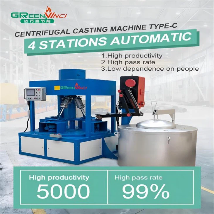 Makina Odzipangira okha a Centrifugal Casting